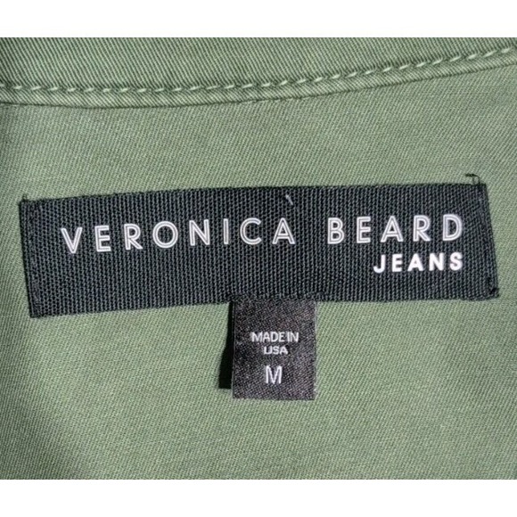 Veronica Beard Jeans Wren Boiler Jumpsuit Women's M Army/Olive Green - Picture 4 of 7
